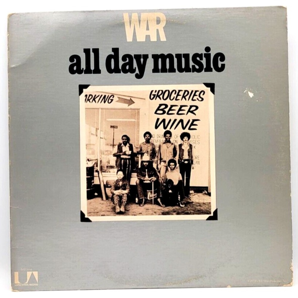 WAR - ALL DAY MUSIC - SOUL FUNK LP RECORD UNITED ARTISTS